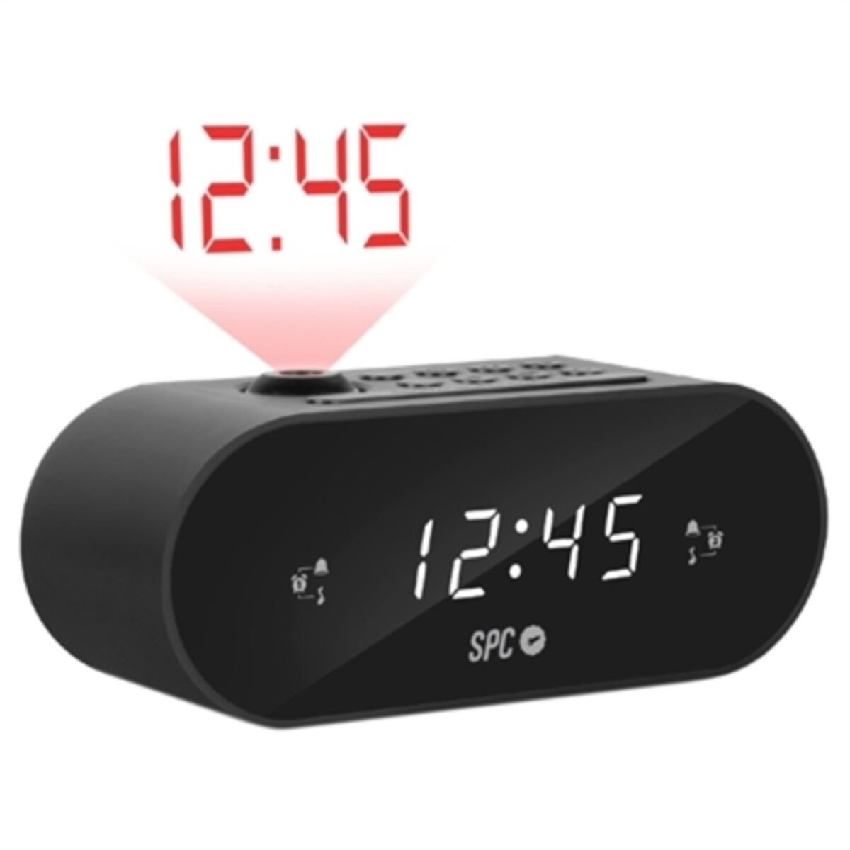 Clockradio med LCD-projector SPC 1